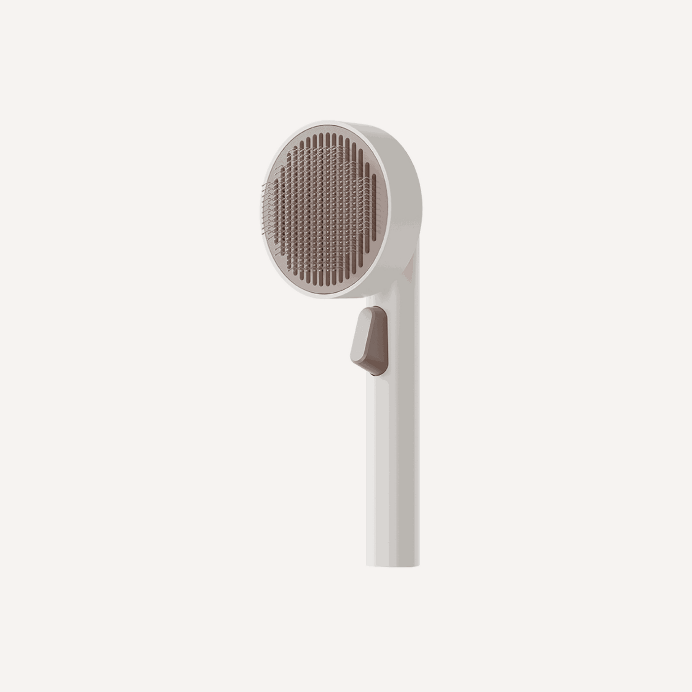 Daily Pet Brush with non-abrasive bristles and easy-clean design.